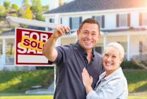 Happy Couple after Buying a New Home